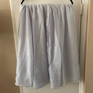 H&M Blue MIDI Skirt Size L